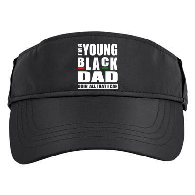 Black Dad Parent Black Fathers African American Dads Cute Gift Adult Drive Performance Visor