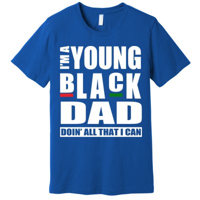 Black Dad Parent Black Fathers African American Dads Cute Gift Premium T-Shirt