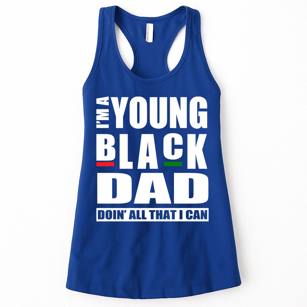 Black Dad Parent Black Fathers African American Dads Cute Gift Womens Tank Top