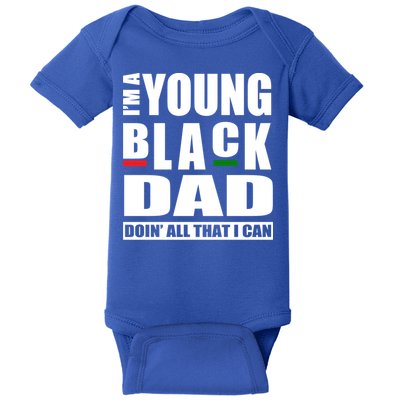 Black Dad Parent Black Fathers African American Dads Cute Gift Baby Bodysuit