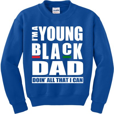 Black Dad Parent Black Fathers African American Dads Cute Gift Kids Sweatshirt