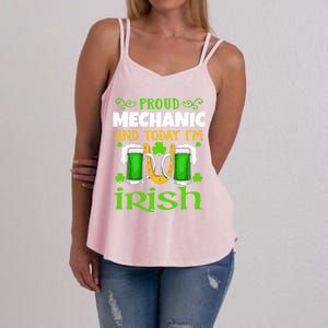 Beer Drunk Proud Mechanic Today Irish Saint Patrick's Meaningful Gift Women's Strappy Tank