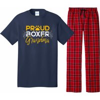 Boxer Dog Proud Grandma Granddog Boxer Breed Lovers Pajama Set