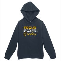 Boxer Dog Proud Grandma Granddog Boxer Breed Lovers Urban Pullover Hoodie