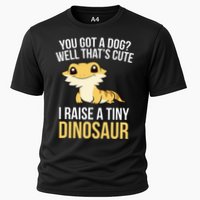 Bearded Dragon Pet I Raise A Tiny Dinosaur Bearded Dragon Cooling Performance Crew T-Shirt