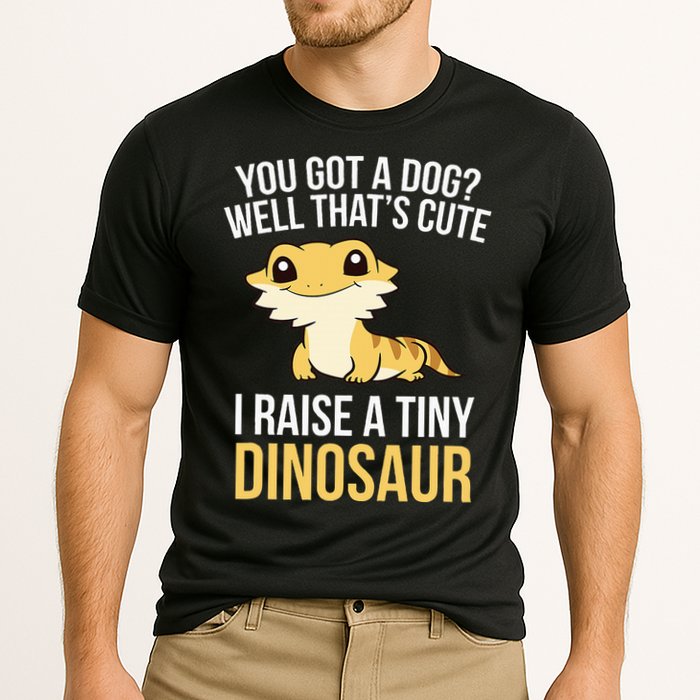 Bearded Dragon Pet I Raise A Tiny Dinosaur Bearded Dragon Cooling Performance Crew T-Shirt