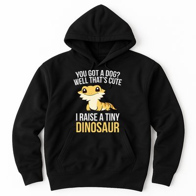 Bearded Dragon Pet I Raise A Tiny Dinosaur Bearded Dragon Hoodie
