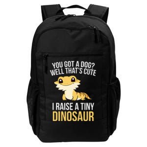 Bearded Dragon Pet I Raise A Tiny Dinosaur Bearded Dragon Daily Commute Backpack