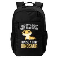 Bearded Dragon Pet I Raise A Tiny Dinosaur Bearded Dragon Daily Commute Backpack