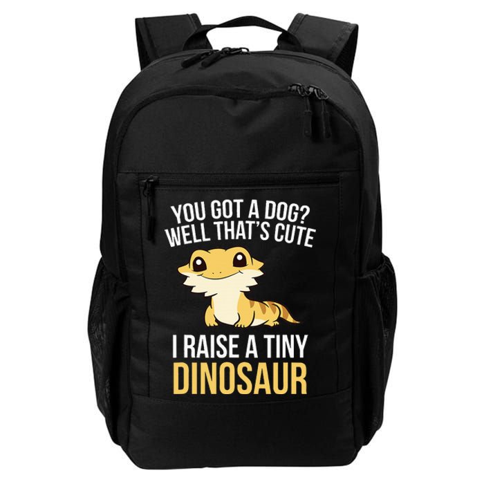 Bearded Dragon Pet I Raise A Tiny Dinosaur Bearded Dragon Daily Commute Backpack