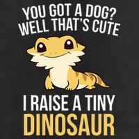 Bearded Dragon Pet I Raise A Tiny Dinosaur Bearded Dragon 25L Jumbo Tote