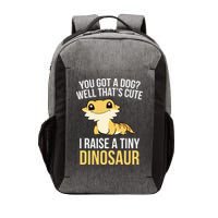 Bearded Dragon Pet I Raise A Tiny Dinosaur Bearded Dragon Vector Backpack