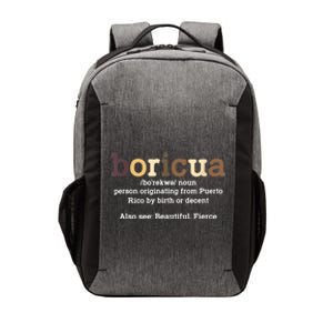 Boricua Definition Proud Puerto Rico Puerto Rican Pride Vector Backpack