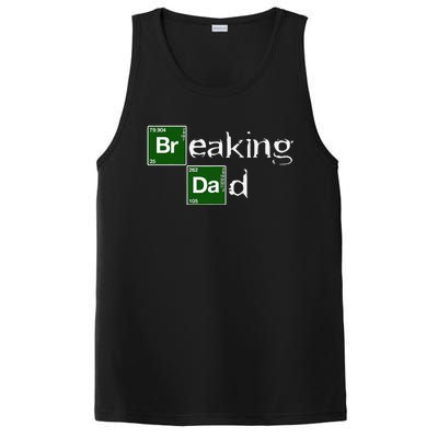 Breaking Dad Papa Funny Fathers Day Dad Gift Christmas PosiCharge Competitor Tank