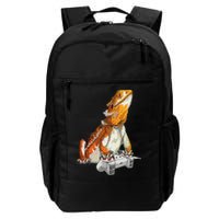 Bearded Dragon Playing Video Games Reptiles lizard Gamers Backpack