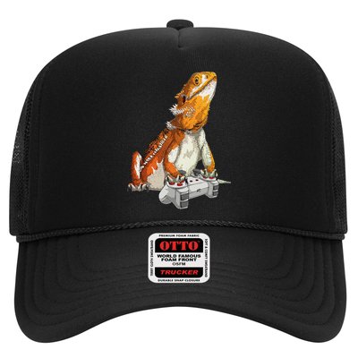 Bearded Dragon Playing Video Games Reptiles lizard Gamers Hat