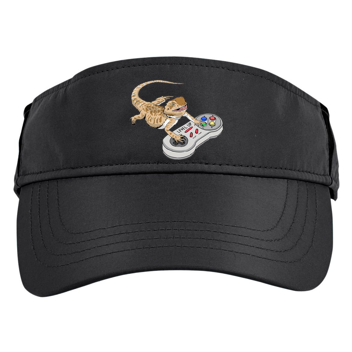Bearded Dragon Playing Video Game Reptiles Pagona Gamers Adult Drive Performance Visor