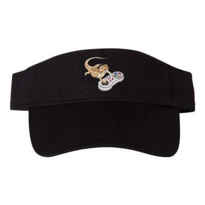 Bearded Dragon Playing Video Game Reptiles Pagona Gamers Visor