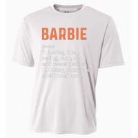 BARBIE Definition Personalized Name Funny Birthday Gifts Cooling Performance Crew T-Shirt