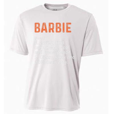 BARBIE Definition Personalized Name Funny Birthday Gifts Cooling Performance Crew T-Shirt