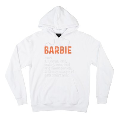 BARBIE Definition Personalized Name Funny Birthday Gifts Hoodie