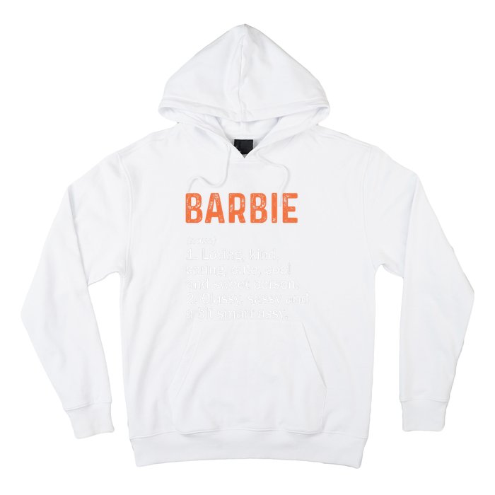 BARBIE Definition Personalized Name Funny Birthday Gifts Hoodie