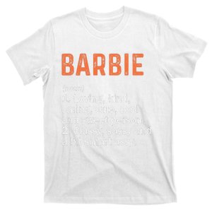 BARBIE Definition Personalized Name Funny Birthday Gifts T-Shirt