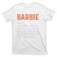 BARBIE Definition Personalized Name Funny Birthday Gifts T-Shirt