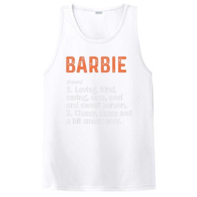 BARBIE Definition Personalized Name Funny Birthday Gifts PosiCharge Competitor Tank