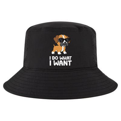 Boxer Dog Pet Boxer Dog I Do What I Want Cool Comfort Performance Bucket Hat