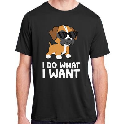 Boxer Dog Pet Boxer Dog I Do What I Want Adult ChromaSoft Performance T-Shirt