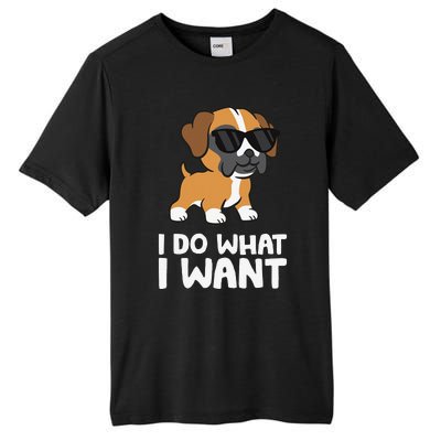 Boxer Dog Pet Boxer Dog I Do What I Want Tall Fusion ChromaSoft Performance T-Shirt