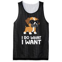 Boxer Dog Pet Boxer Dog I Do What I Want Mesh Reversible Basketball Jersey Tank