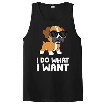 Boxer Dog Pet Boxer Dog I Do What I Want PosiCharge Competitor Tank