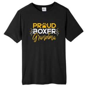 Boxer Dog Proud Grandma Granddog Boxer Breed Lovers Tall Fusion ChromaSoft Performance T-Shirt