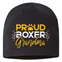 Boxer Dog Proud Grandma Granddog Boxer Breed Lovers Sustainable Beanie