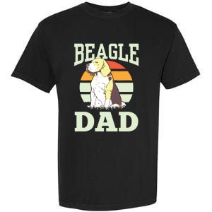 Beagle Dad Puppy Beagles Dog Lover Father Daddy Papa Garment-Dyed Heavyweight T-Shirt