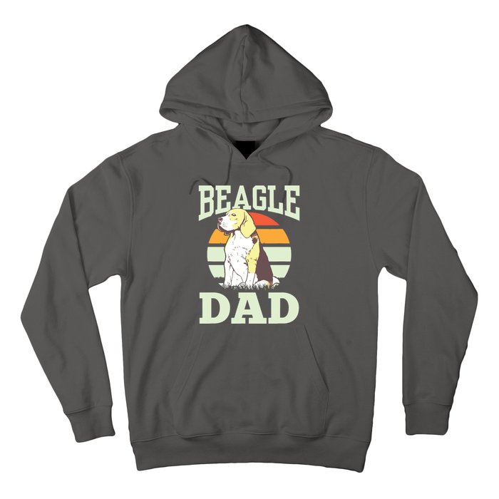 Beagle Dad Puppy Beagles Dog Lover Father Daddy Papa Hoodie