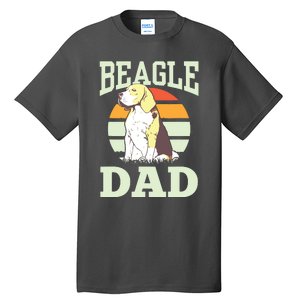 Beagle Dad Puppy Beagles Dog Lover Father Daddy Papa Tall T-Shirt