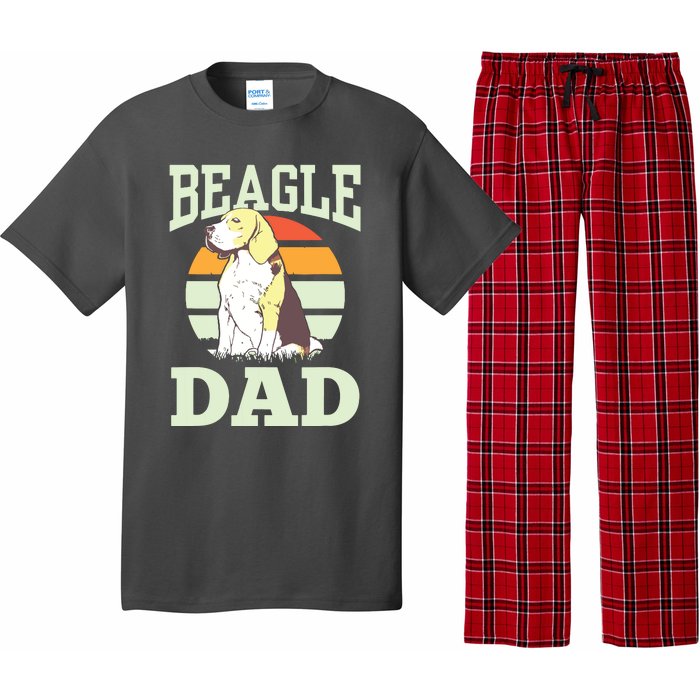 Beagle Dad Puppy Beagles Dog Lover Father Daddy Papa Pajama Set