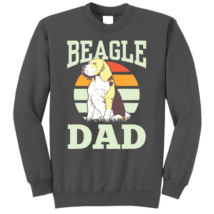 Beagle Dad Puppy Beagles Dog Lover Father Daddy Papa Tall Sweatshirt