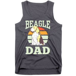 Beagle Dad Puppy Beagles Dog Lover Father Daddy Papa Tank Top