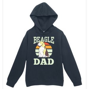 Beagle Dad Puppy Beagles Dog Lover Father Daddy Papa Urban Pullover Hoodie