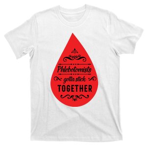 Blood Donor Phlebotomist Together Life Saver Syringe Gift T-Shirt