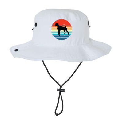 Boxer Dog Retro Vintage 70s 80s Silhouette Breed Gift Legacy Cool Fit Booney Bucket Hat