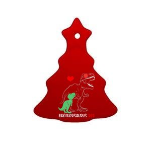 Brothersaurus Daddy Rex Autism Awareness Proud Dad Gift Ceramic Tree Ornament