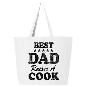 Best Dad Raises A Cook Funny Chef Cooking Graphic Gift 25L Jumbo Tote