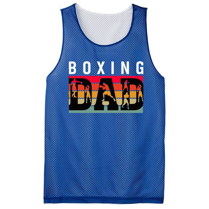 Boxing Dad Retro Vintage Great Gift Mesh Reversible Basketball Jersey Tank