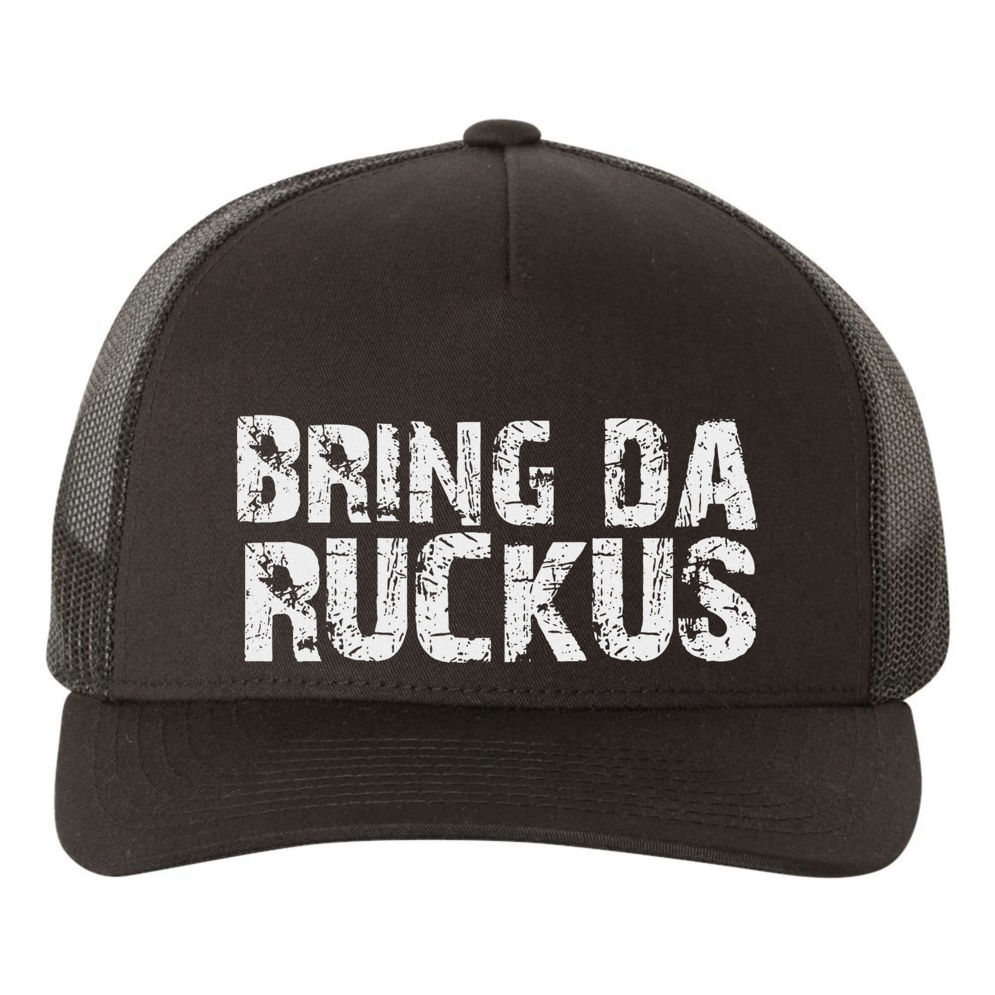 Bring Da Ruckus Funny Work Out Yupoong Adult 5-Panel Trucker Hat