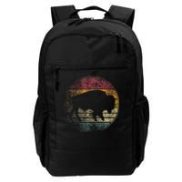 Buffalo Distressed Retro Bison Animal Lover Daily Commute Backpack